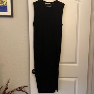 Acne Studios Bree PSS15 long black dress